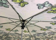Ανθεκτικές πτυχές επάνω στην ομπρέλα, πτυσσόμενος αδιάβροχος πολυεστέρας ομπρελών γκολφ προμηθευτής