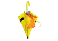 Το κίτρινο ισχυρό πλαισίων χαριτωμένο σχέδιο λογότυπων παιδιών προσαρμοσμένο ομπρέλα λειτουργεί ομαλά εύκολα προμηθευτής