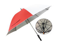 Ανθεκτικές ασυνήθιστες ομπρέλες βροχής, ομπρέλα με Pongee φορτιστών 190t Usb προμηθευτής