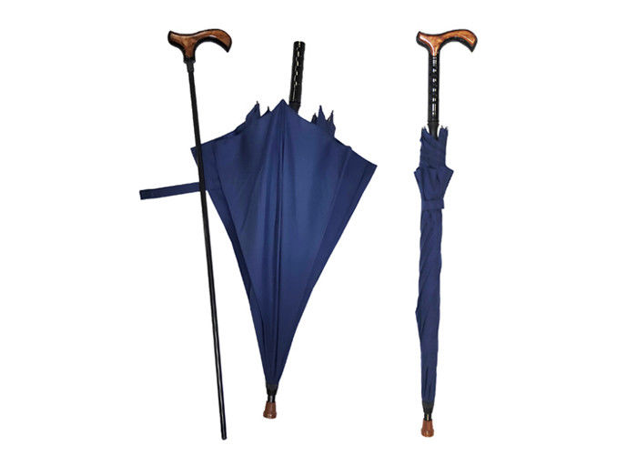 Το μέταλλο τοποθετεί αιχμή στις ασυνήθιστες ομπρέλες βροχής, περπατώντας τα πλευρά φίμπεργκλας ομπρελών καλάμων προμηθευτής