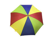 Εύκολος φέρτε την ομπρέλα γκολφ ουράνιων τόξων, ομπρέλα γκολφ απόδειξης θύελλας για την επιχείρηση ταξιδιού προμηθευτής