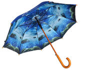 Pongee πολυεστέρα προωθητικές ομπρέλες δώρων, ομπρέλες γκολφ με το λογότυπο προμηθευτής