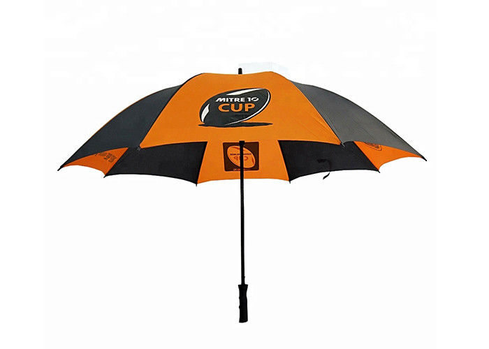 Αδιάβροχο μεγάλο γκολφ μεγάλο λογότυπο συνήθειας ομπρελών Windproof για τις υπαίθριες δραστηριότητες προμηθευτής