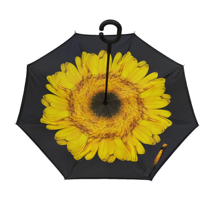Χειρωνακτική ανοικτή στενή διπλή στρώμα ομπρέλα, ομπρέλα βροχής προμηθευτής