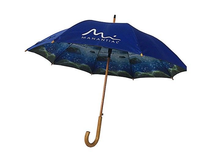 Διπλή τυπωμένη θόλος ομπρέλα για το διαφήμιση προσαρμοσμένο σχέδιο λογότυπων εύκολο να ξεράνει προμηθευτής